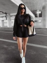Komplet damski OLAVOGA LAZO 2025 czarny - maWer Fashion