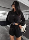 Komplet damski OLAVOGA LAZO 2025 czarny - maWer Fashion