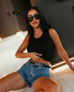 Top damski OLAVOGA ELZARA 2026 czarny - maWer Fashion