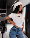Bluzka damska OLAVOGA LATEA 2026 ecru - maWer Fashion