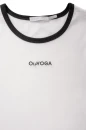 T-shirt damski OLAVOGA GABRIELA 2026 ecru - maWer Fashion