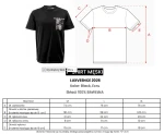 T-shirt męski OLAVOGA LUXVEENCE 2026 czarny - maWer Fashion