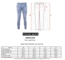Spodnie męskie jeansy OLAVOGA AMERON 2026 jasny niebieski - maWer Fashion