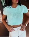 Top damski OLAVOGA KEMO 2026 miętowy - maWer Fashion