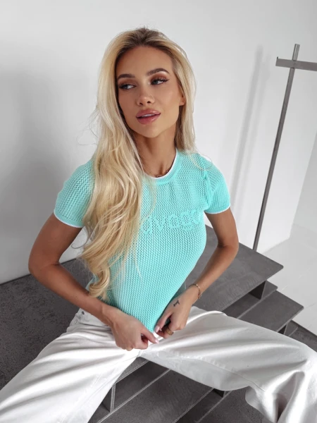 Top damski OLAVOGA KEMO 2026 miętowy - maWer Fashion