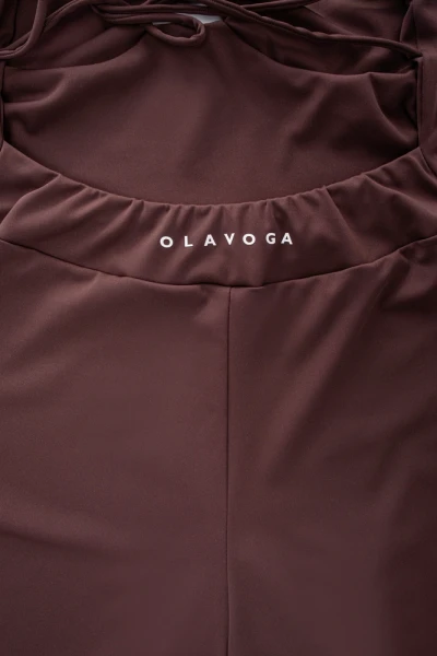 Kombinezon damski OLAVOGA SARELI 2026 brąz - maWer Fashion