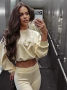 Komplet damski OLAVOGA CAPTAIN MORGAN 2026 żółty - maWer Fashion