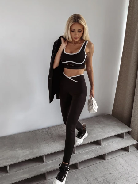 Komplet damski OLAVOGA VELUNE 2026 czarny - maWer Fashion