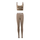 Komplet damski OLAVOGA VELUNE 2026 latte - maWer Fashion