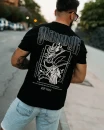 T-shirt męski OLAVOGA LUXVEENCE 2026 czarny - maWer Fashion