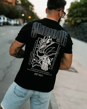 T-shirt męski OLAVOGA LUXVEENCE 2026 czarny