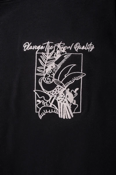 T-shirt męski OLAVOGA LUXVEENCE 2026 czarny - maWer Fashion
