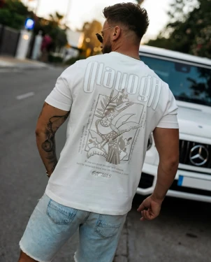 T-shirt męski OLAVOGA LUXVEENCE 2026 ecru