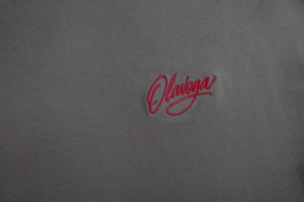 T-shirt męski OLAVOGA VIROO 2026 grafit - maWer Fashion