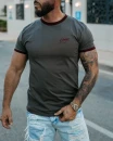 T-shirt męski OLAVOGA VIROO 2026 grafit - maWer Fashion