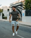 T-shirt męski OLAVOGA VIROO 2026 grafit - maWer Fashion