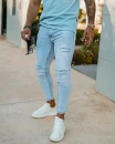 Spodnie męskie jeansy OLAVOGA AMERON 2026 jasny niebieski - maWer Fashion