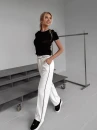 Spodnie damskie OLAVOGA WHIOS 2026 ecru - maWer Fashion