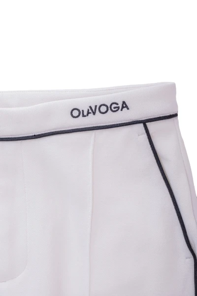 Spodnie damskie OLAVOGA WHIOS 2026 ecru - maWer Fashion