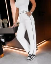 Spodnie damskie OLAVOGA WHIOS 2026 ecru - maWer Fashion