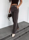 Spodnie damskie OLAVOGA WHIOS 2026 brąz - maWer Fashion