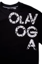 T-shirt męski OLAVOGA MALOR 2026 czarny - maWer Fashion