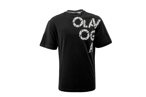 T-shirt męski OLAVOGA MALOR 2026 czarny - maWer Fashion