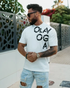 T-shirt męski OLAVOGA MALOR 2026 ecru