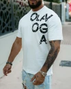T-shirt męski OLAVOGA MALOR 2026 ecru - maWer Fashion