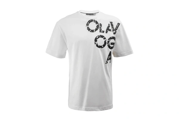 T-shirt męski OLAVOGA MALOR 2026 ecru - maWer Fashion