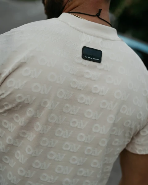 Komplet męski OLAVOGA FASTMAN 2026 beż - maWer Fashion
