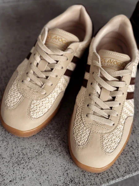 Buty damskie OLAVOGA PALERMO 2026 beż - maWer Fashion