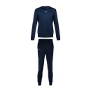 Welurowy komplet męski OLAVOGA VELVET ASH MEN 2025 - granatowy - maWer  Fashion
