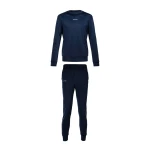 Welurowy komplet męski OLAVOGA VELVET ASH MEN 2025 - granatowy - maWer  Fashion