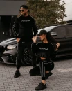 Komplet męski OLAVOGA DRESSY MEN czarny - maWer Fashion