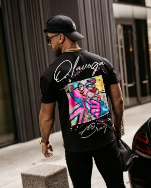 T-shirt męski OLAVOGA HUNTER 2026 czarny