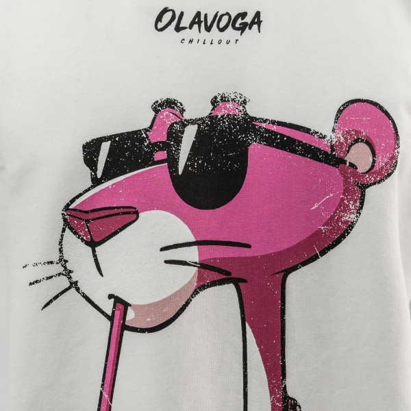 T-shirt męski OLAVOGA HILL 2025 ecru – maWer Fashion