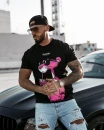 T-shirt męski OLAVOGA HILL 2025 czarny – maWer Fashion