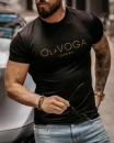 T-shirt męski OLAVOGA HUGO czarny – maWer Fashion