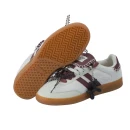 Buty damskie sneakersy OLAVOGA ANATY 2026 ecru- wine red  - maWer Fashion