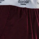 Komplet damski OLAVOGA SIBE 2025 bordowy - maWer Fashion
