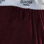 Komplet damski OLAVOGA SIBE 2025 bordowy - maWer Fashion