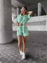 Komplet damski OLAVOGA SIBE 2025 pistacja - maWer Fashion