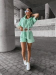 Komplet damski OLAVOGA SIBE 2025 pistacja - maWer Fashion