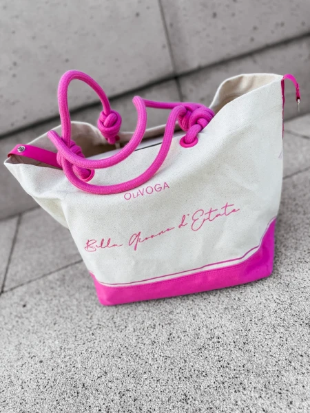 Torba damska OLAVOGA ESTATE 2025 neon pink - maWer Fashion