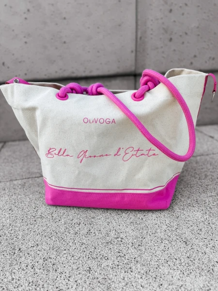Torba damska OLAVOGA ESTATE 2025 neon pink - maWer Fashion