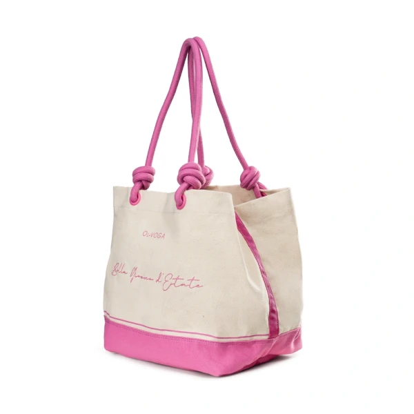 Torba damska OLAVOGA ESTATE 2025 neon pink - maWer Fashion