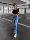 Spodnie damskie OLAVOGA ELIOKIE 2025 ciemny niebieski - maWer Fashion