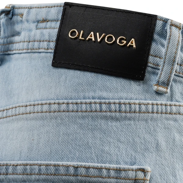 Spodnie damskie OLAVOGA REING 2025 jasny niebieski   - maWer Fashion