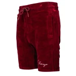 Welurowy komplet męski OLAVOGA NIGHT THREAD 2025 bordo - maWer Fashion